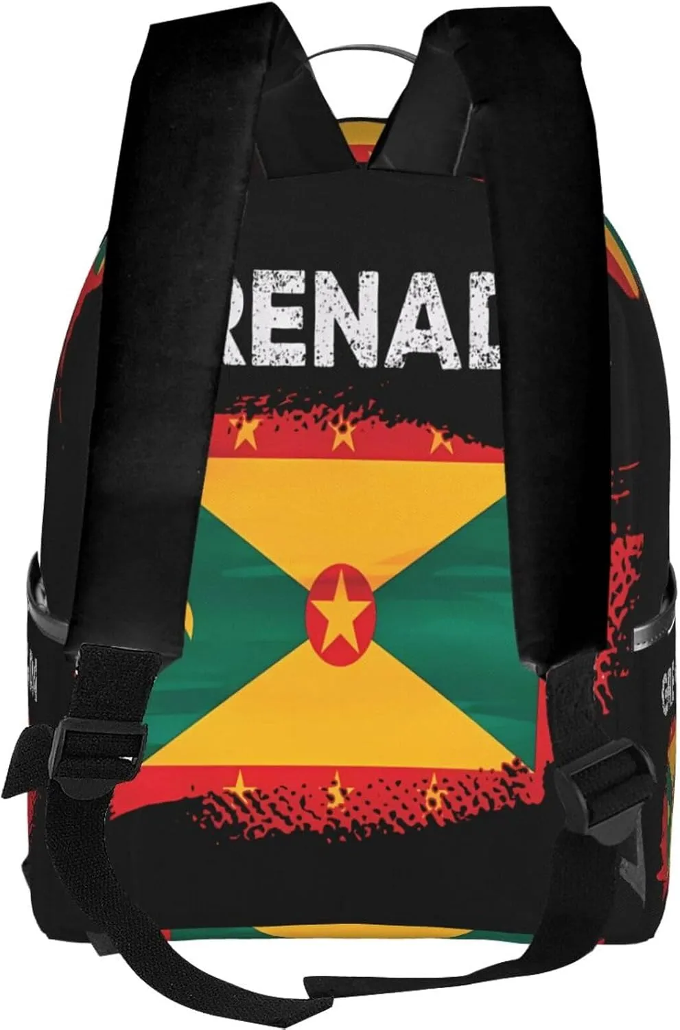Grenada Flag Grenadian Proud Roots Casual Backpacks Laptop Backpack Carry-on Daypack Sports Travel Rucksack Lightweight Working Bag for Outdoor Hiking Cycling Walking