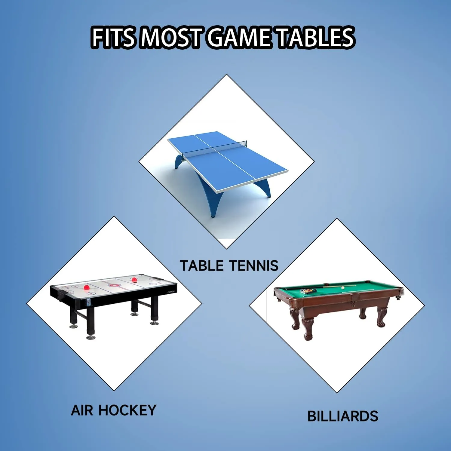 GSE Games & Sports Expert Billiard Table Covers, 7'/8'/9' Waterproof & Tearproof Heavy Duty Leatherette Pool Table Cover (Several Colors Available)