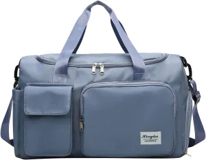 Gym Bag for Men with Shoes Compartment,28L Waterproof Duffel Bag,Reusable Duffle Bag for Sports Travel Workout Yoga