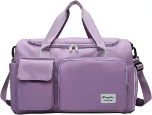 Gym Bag with Shoes Compartment,28L Travel Duffel Bags for Women,Weekender Bag for Yoga Workout Travel Sports