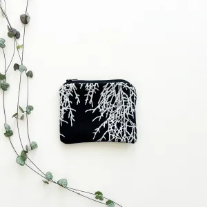 Hand printed Huon pine coin purse
