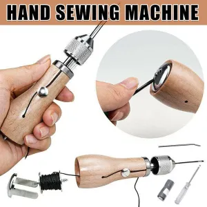 Hand Sewing Awl Kit for Leather Canvas and Heavy Fabric Repairs