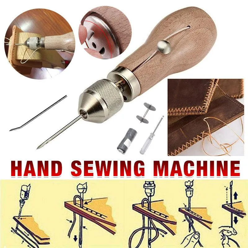 Hand Sewing Awl Kit for Leather Canvas and Heavy Fabric Repairs