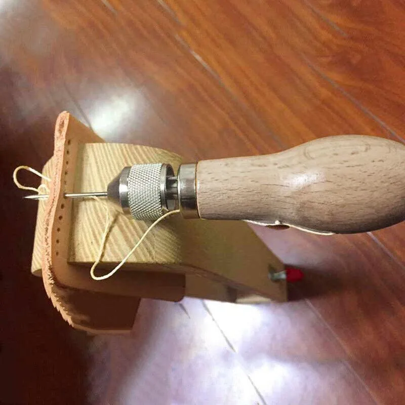 Hand Sewing Awl Kit for Leather Canvas and Heavy Fabric Repairs