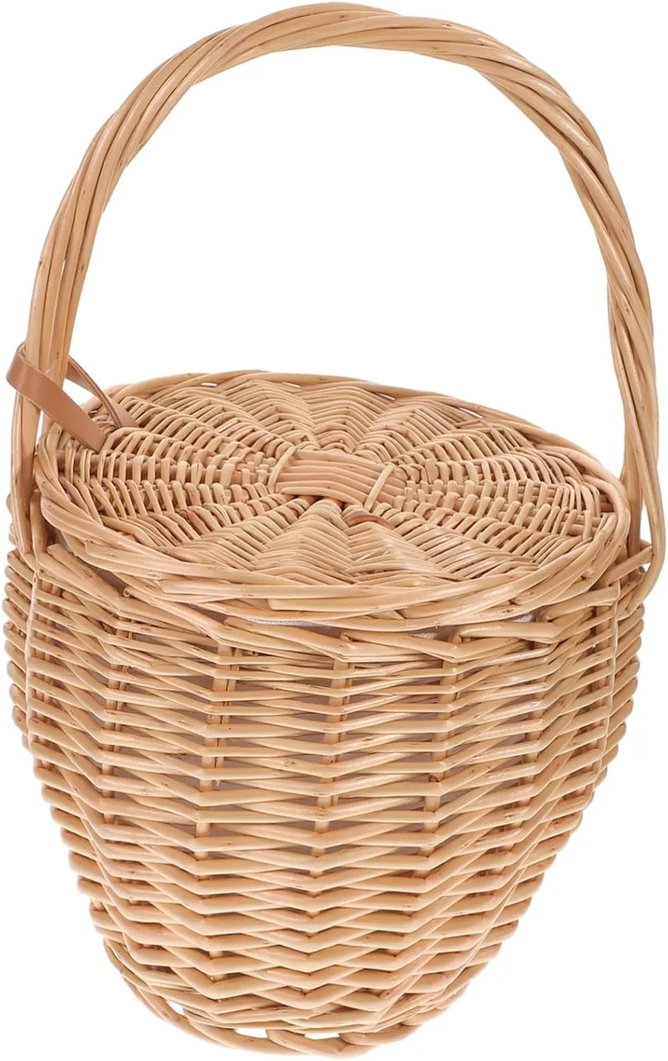 Happyyami 1Pc Hand Woven Bag Stylish Travel Handbag for Beach Vacation Versatile Tote for Lunch Everyday Use Fashionable Boho Design Selection