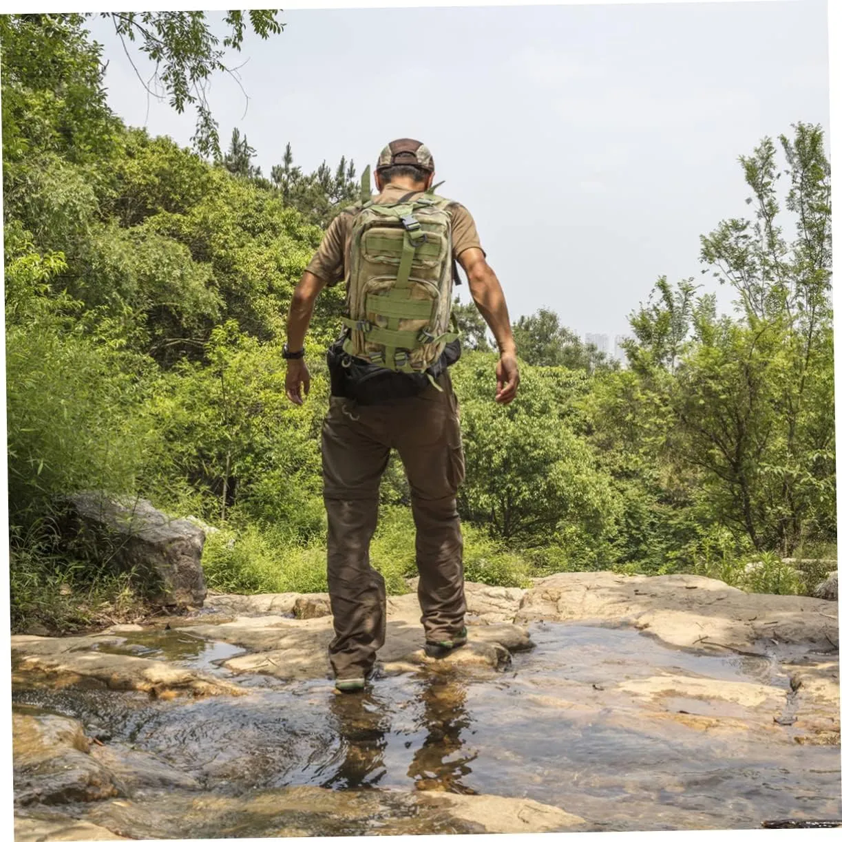 Happyyami Camouflage Backpack for Men Loveook Backpck Backpack Camouflage Daypacks for Men Rucksack Outdoor