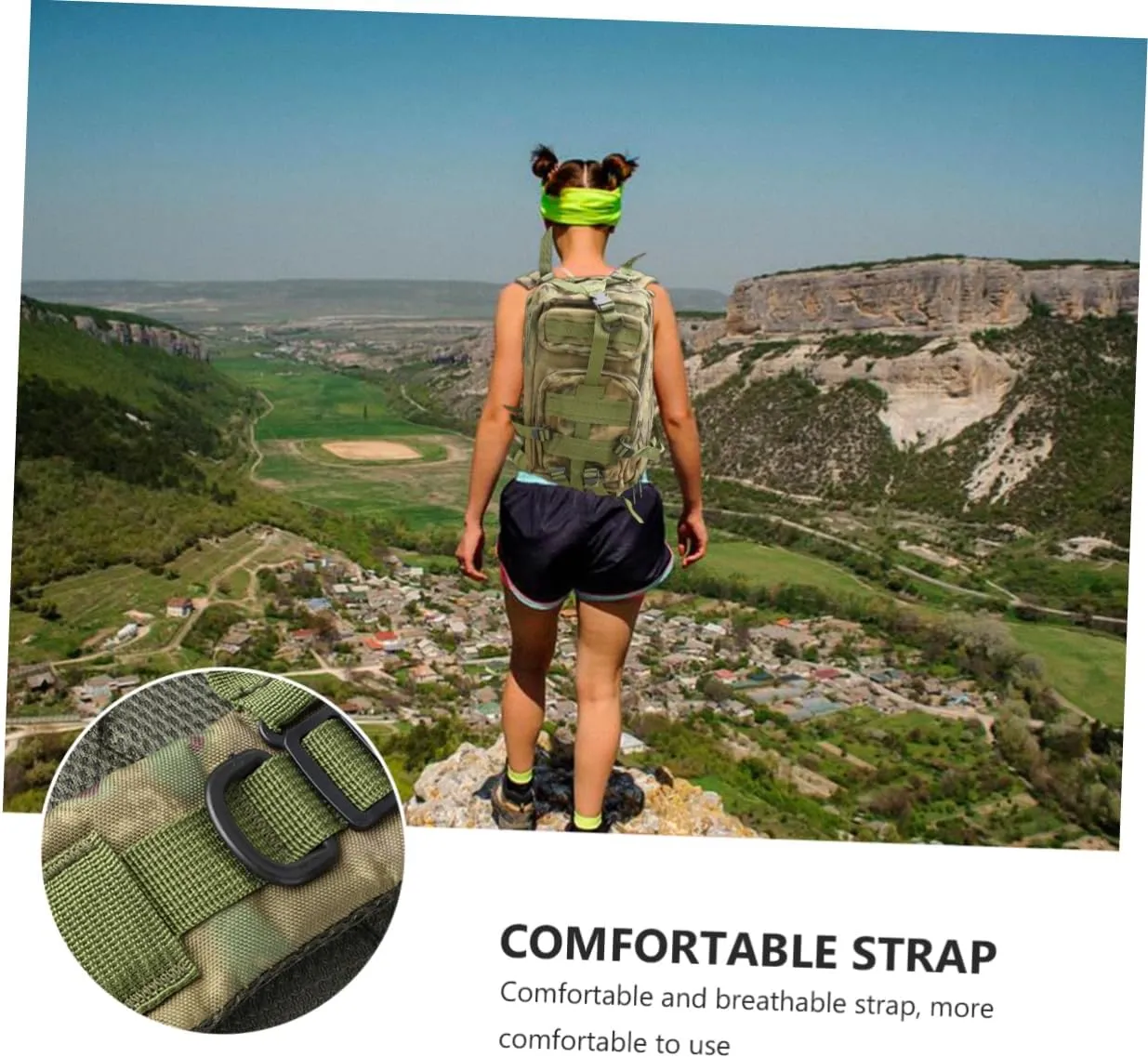 Happyyami Camouflage Backpack for Men Loveook Backpck Backpack Camouflage Daypacks for Men Rucksack Outdoor