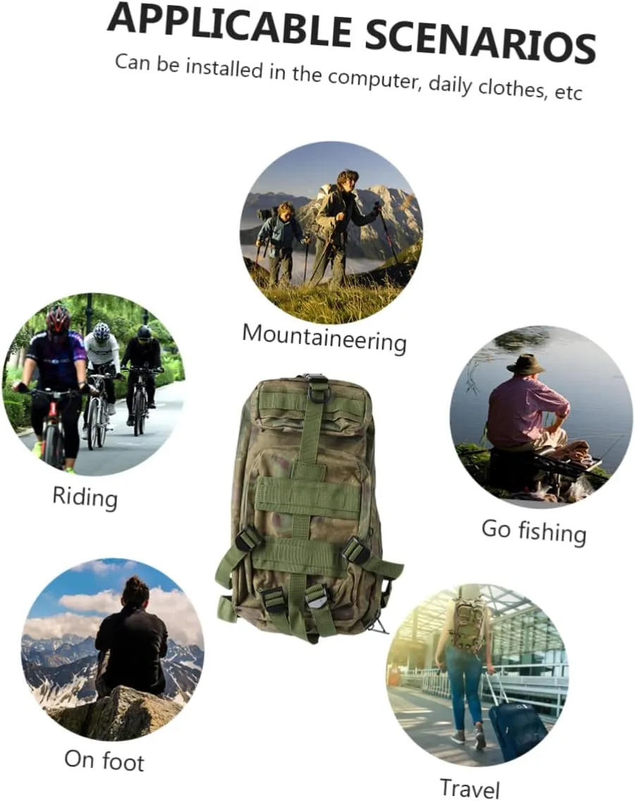 Happyyami Camouflage Backpack for Men Loveook Backpck Backpack Camouflage Daypacks for Men Rucksack Outdoor