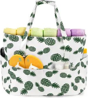hatisan Beach Bag Waterproof Sandproof for Women Extra Large Beach Tote Bag Pool Bag for Gym Travel with Wet Compartment