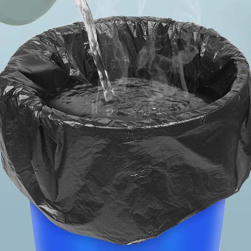 Heavy Duty Bin Liners 100PCS 4Sizes Black Refuse Sacks