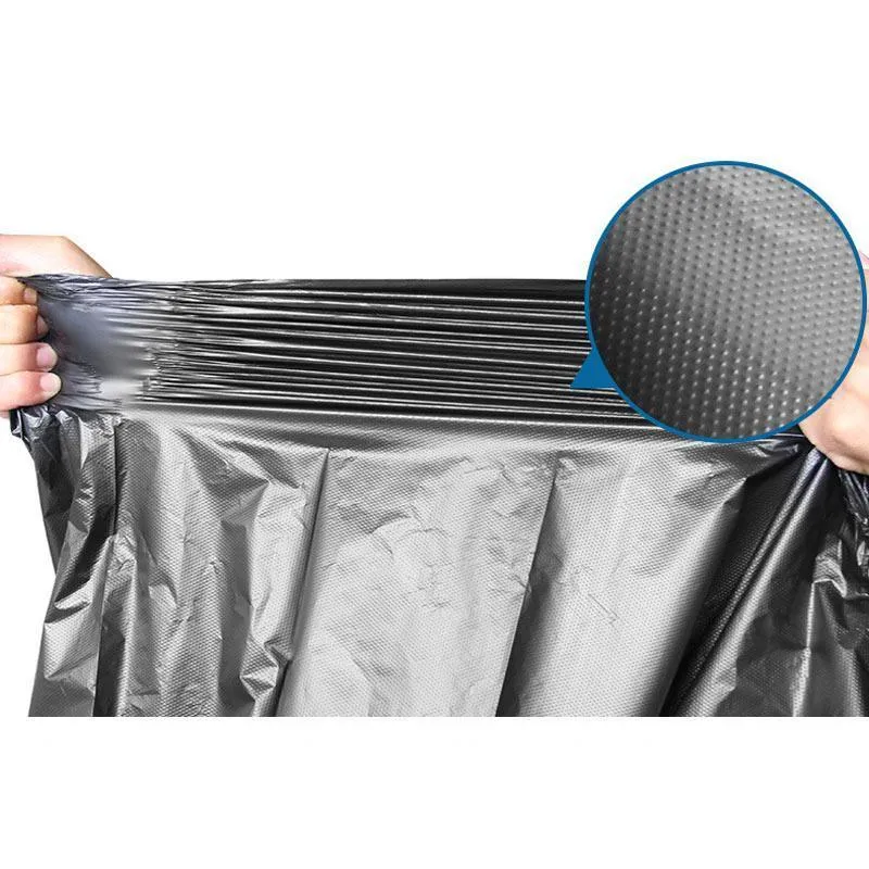 Heavy Duty Bin Liners 100PCS 4Sizes Black Refuse Sacks