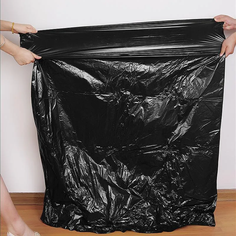 Heavy Duty Bin Liners 100PCS 4Sizes Black Refuse Sacks