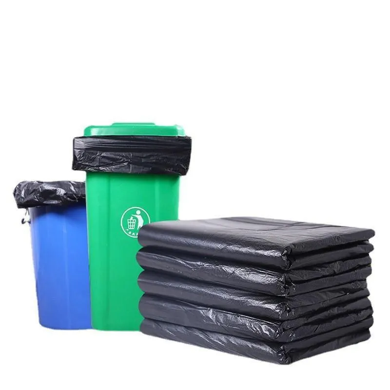 Heavy Duty Bin Liners 100PCS 4Sizes Black Refuse Sacks