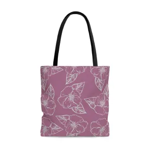 Hibiscus Floral Tote Bag