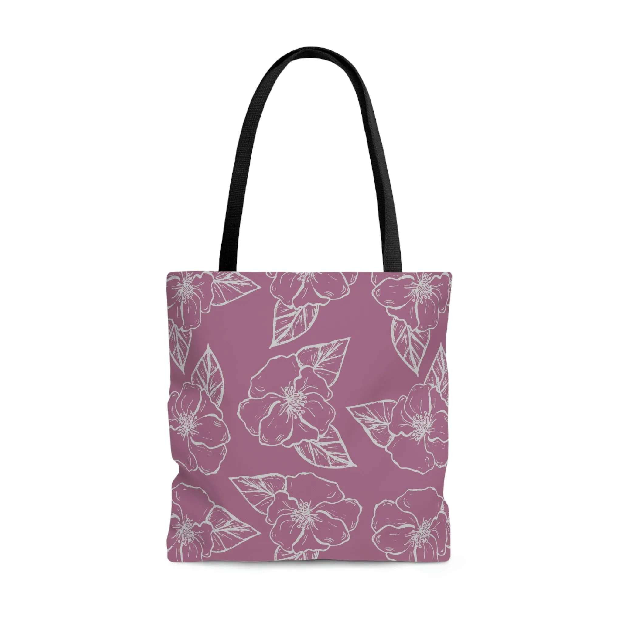 Hibiscus Floral Tote Bag
