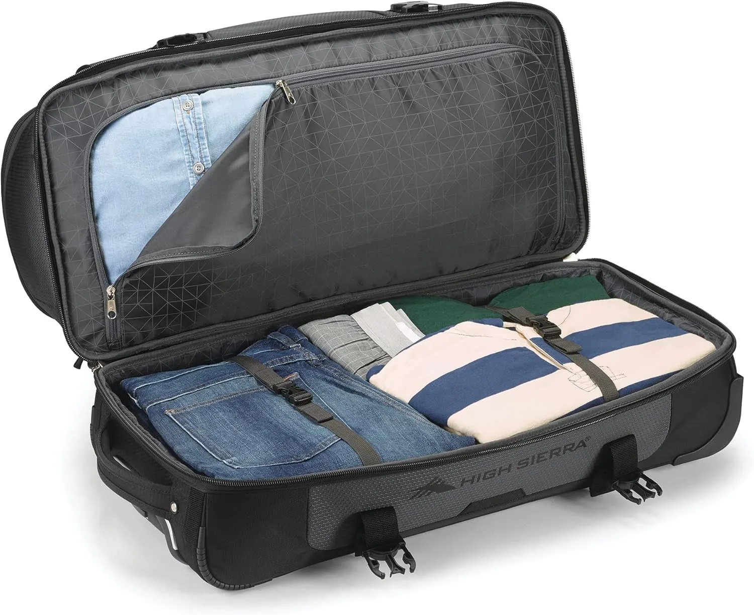 High Sierra Travel Bag, Mercury/Black, 28”