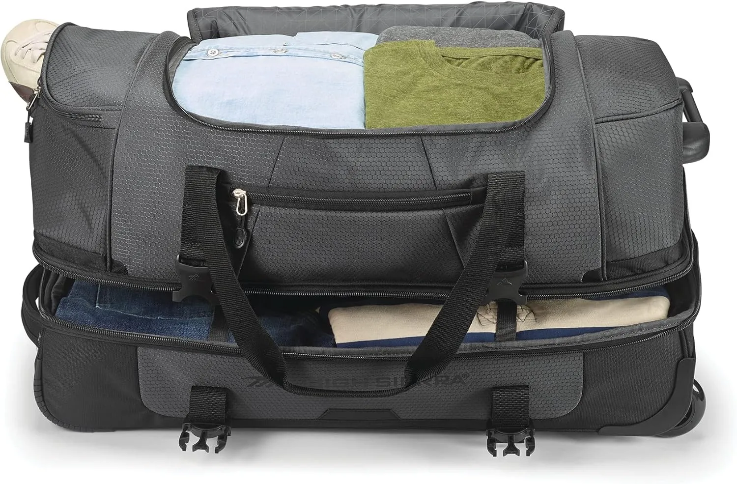 High Sierra Travel Bag, Mercury/Black, 28”