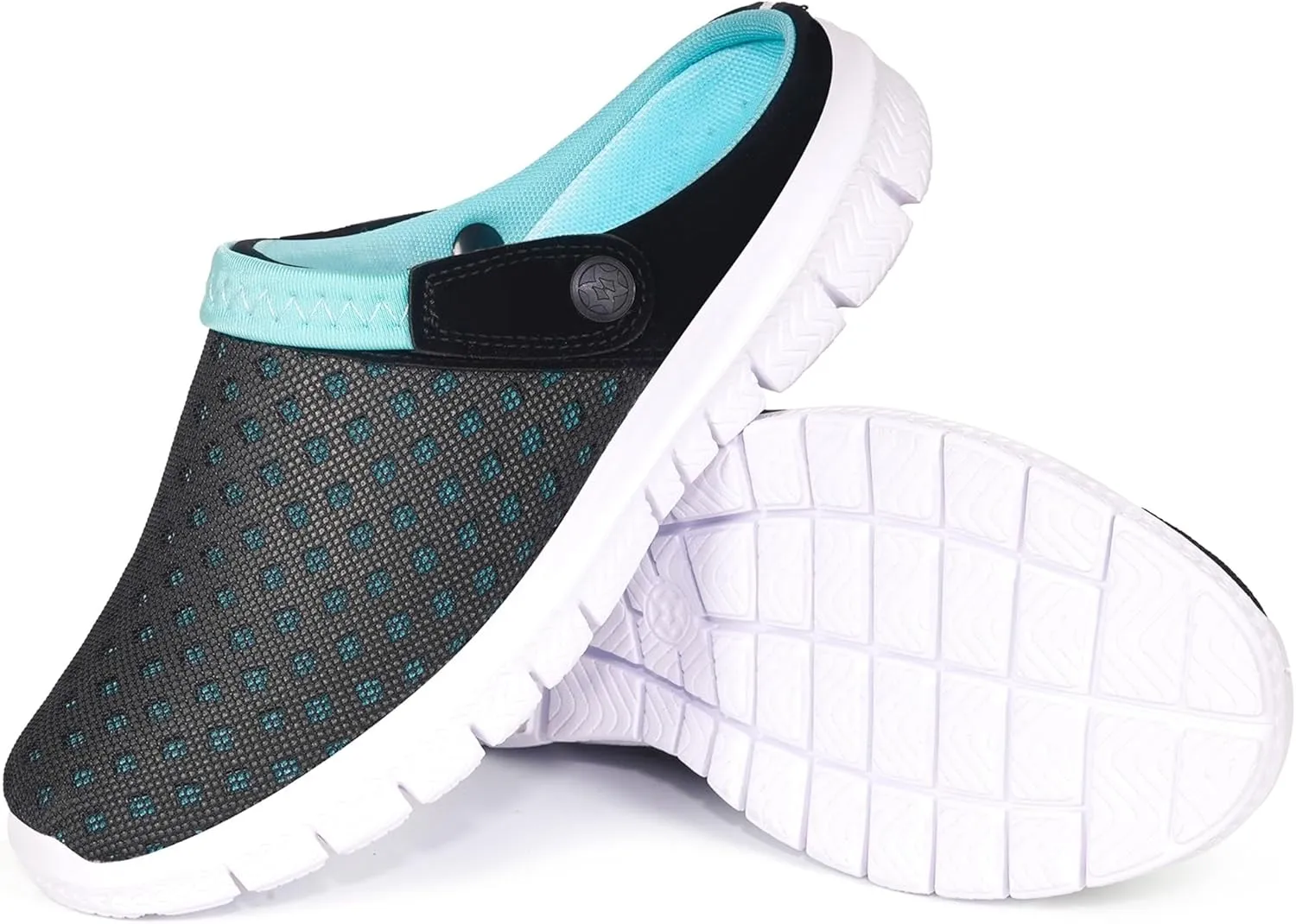 Hsyooes Mens Womens Mules & Clogs Garden Shoes Summer Breathable Mesh Slippers Non-Slip Outdoor Beach Sandals Unisex