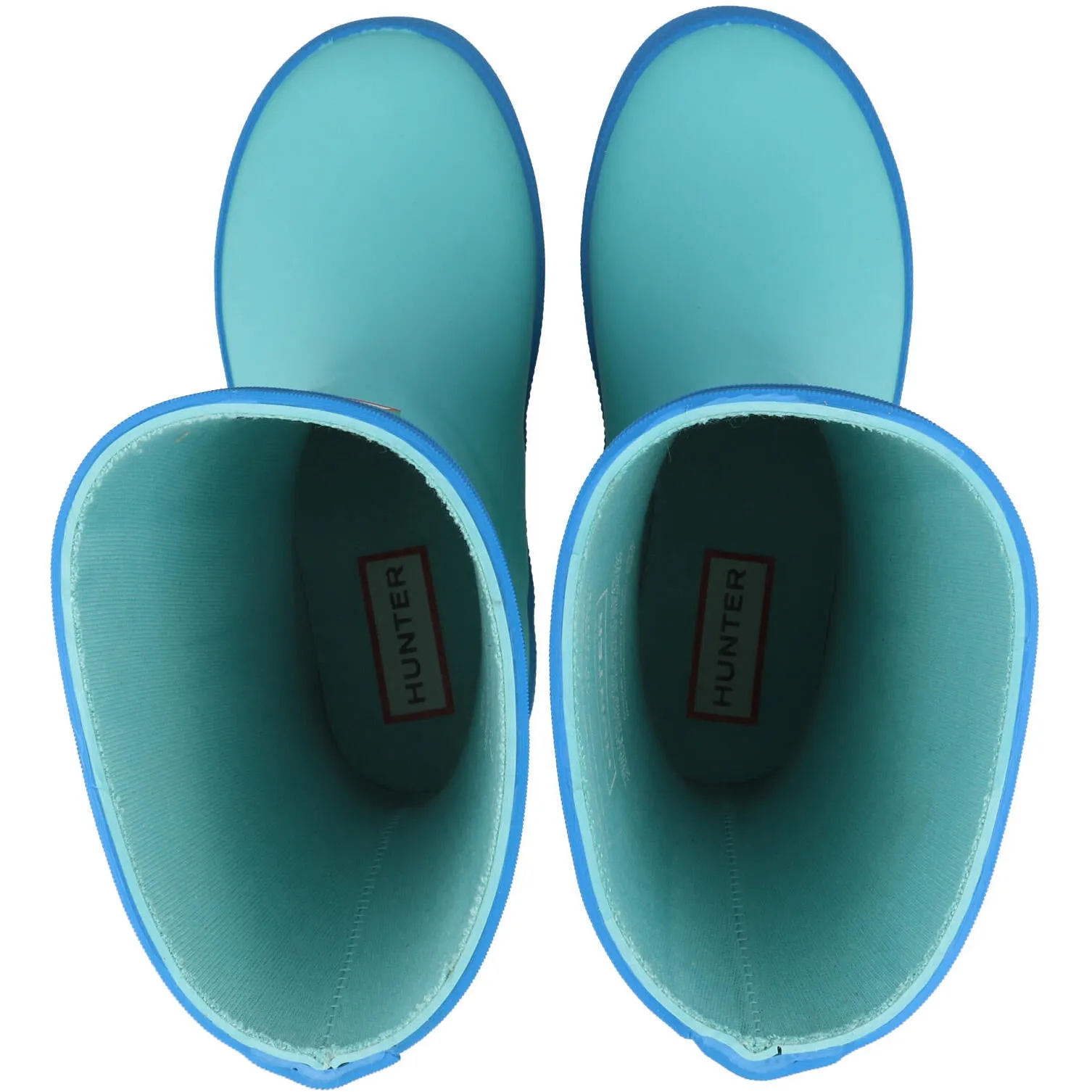 Hunter Kids Wellington Boots Pool Blue