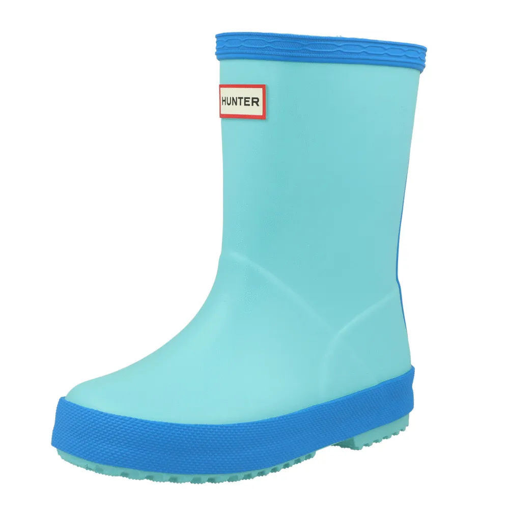 Hunter Kids Wellington Boots Pool Blue