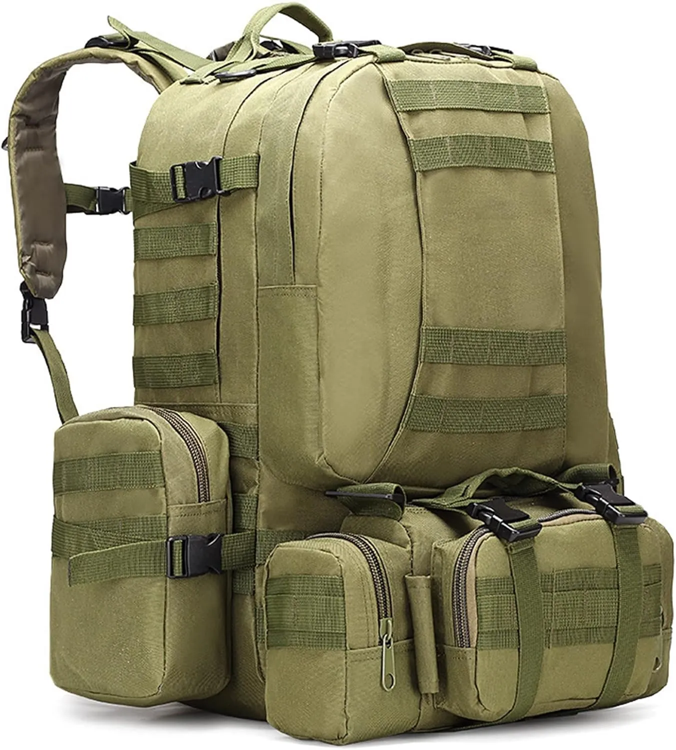 Hunting Backpacks Camouflage Outdoor Light Waterproof Backpack Chest Vest Hunting Bag(A)