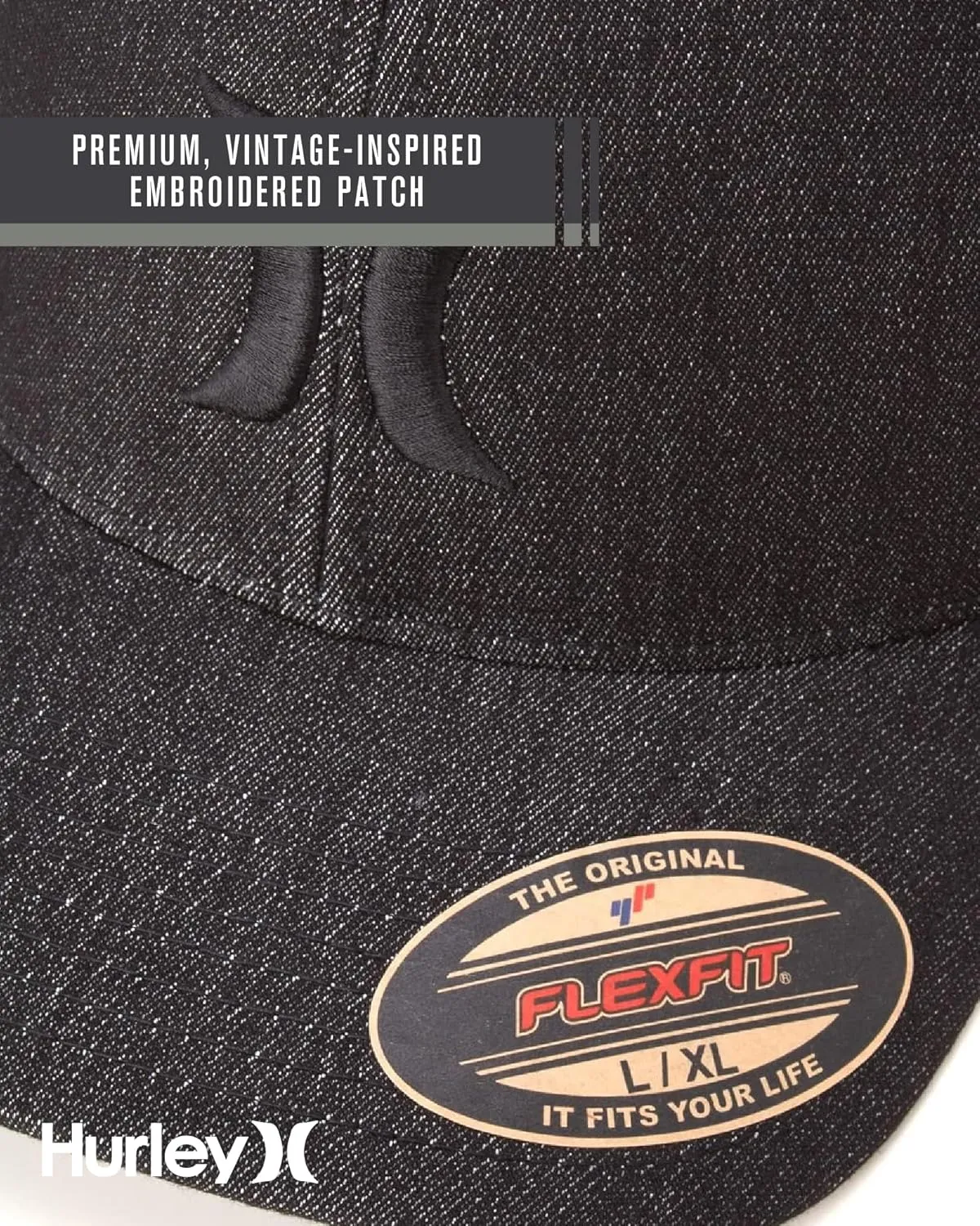 Hurley Men's Hat - Laguna Icon Mesh Fitted Trucker Cap