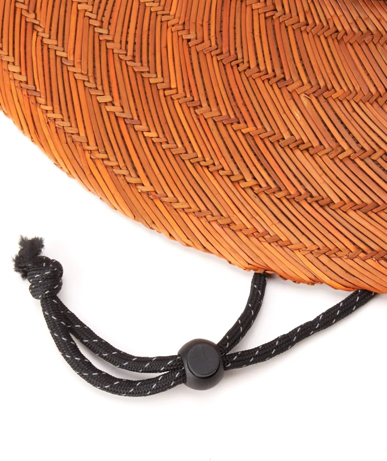 Hurley Men's Straw Hat - Weekender Natural Straw Hat with Medium Brim and Chin Strap - Beach Fishing Sun Hats for Men