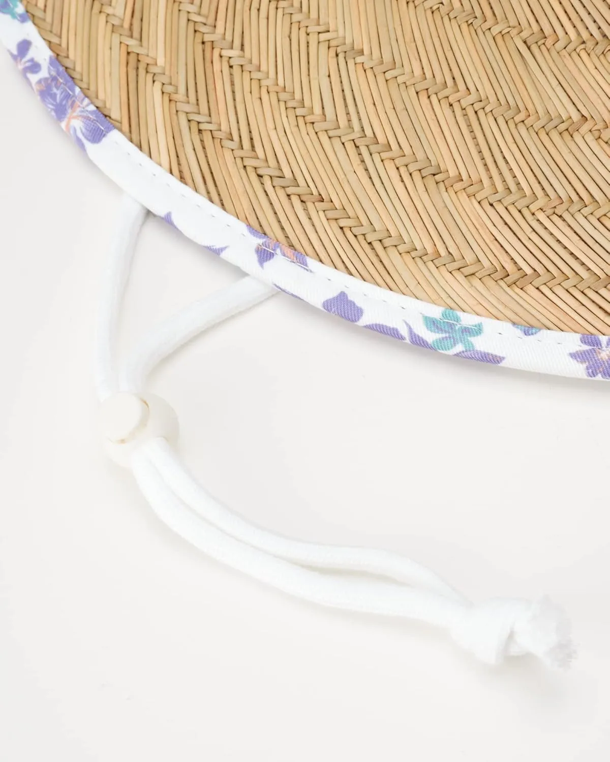 Hurley Women's Straw Hats - Real Straw Hat Medium Brim and Adjustable Chin Strap