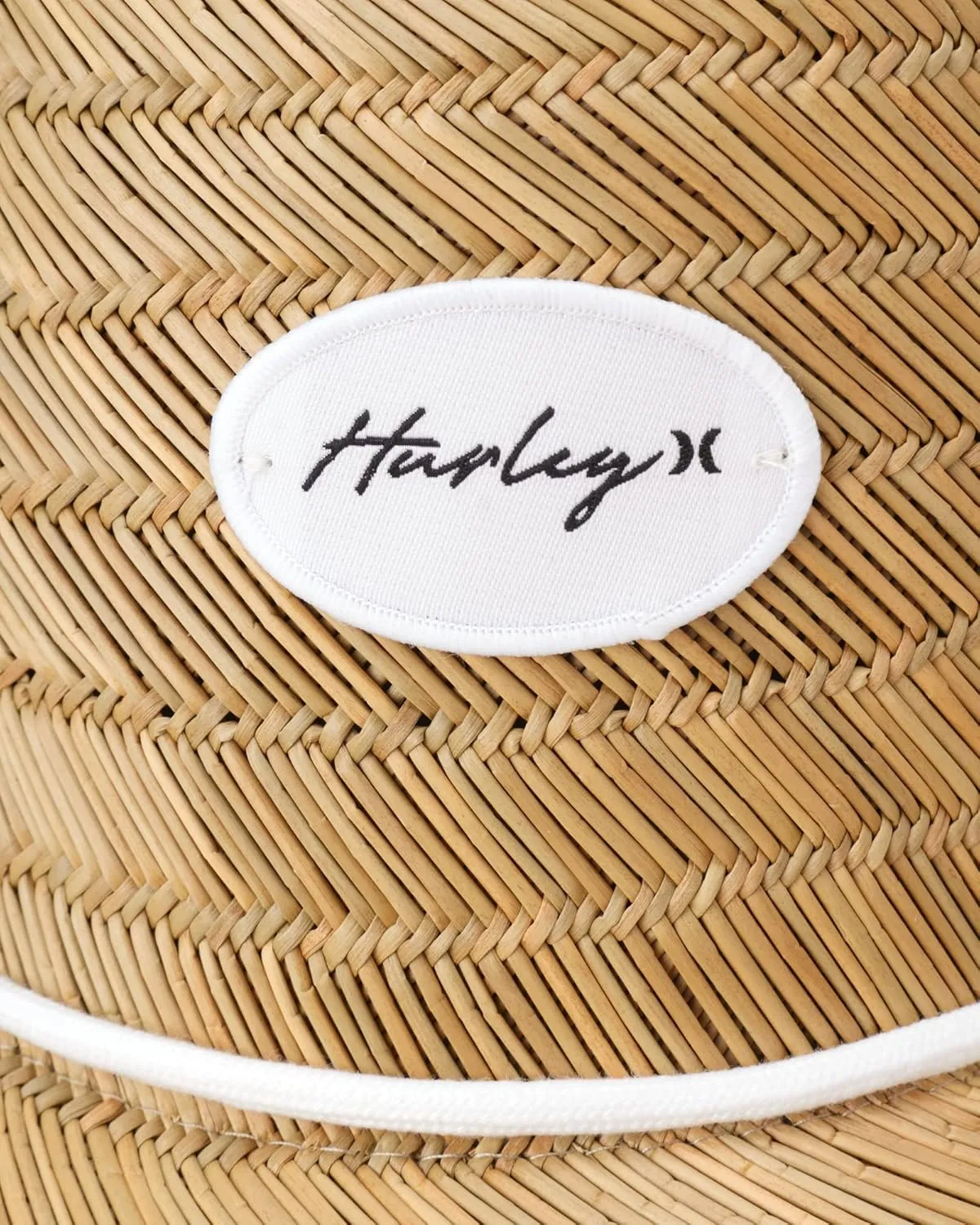 Hurley Women's Straw Hats - Real Straw Hat Medium Brim and Adjustable Chin Strap