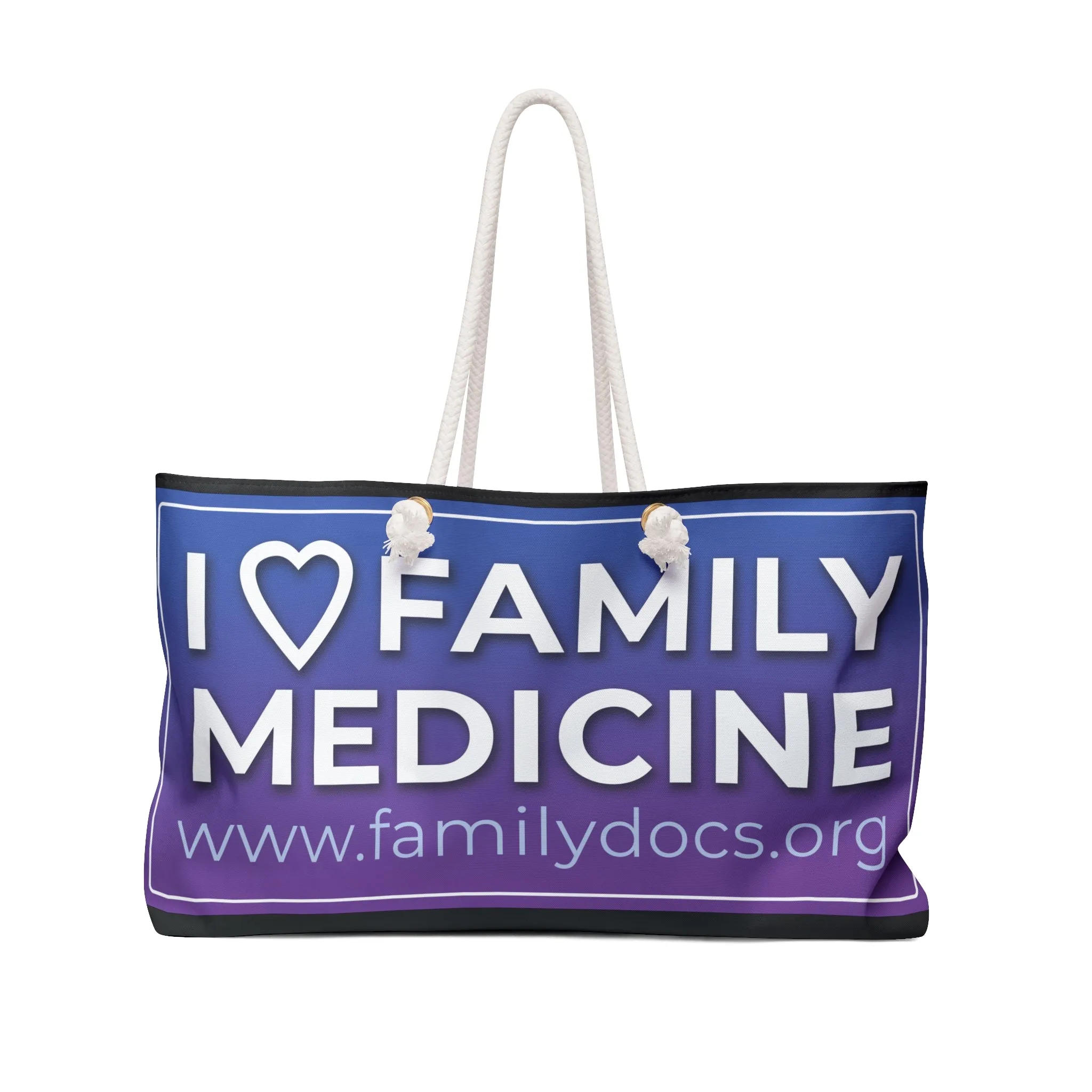 I ♥︎ Family Medicine Weekender Bag