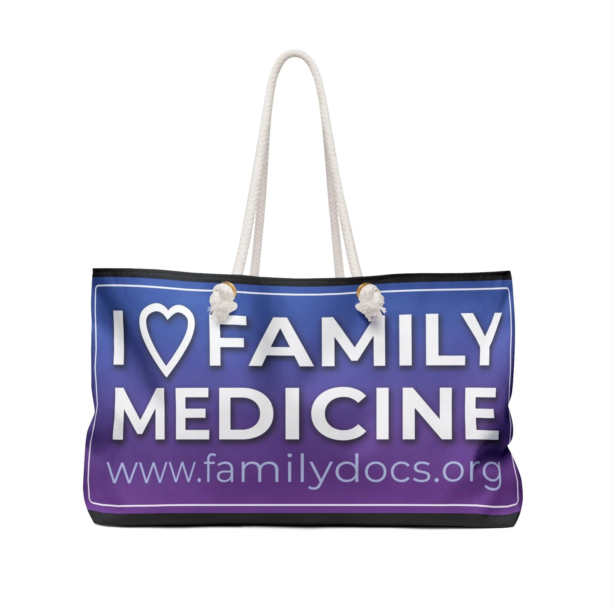 I ♥︎ Family Medicine Weekender Bag