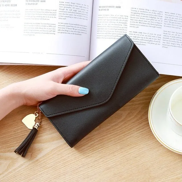 Incredible sale Gray Fashion Zipper Purses Wallets 2019 Section Leather Red Soft Simple Long Bag Womens Wallet PU Affordable Money Black White Clutch
