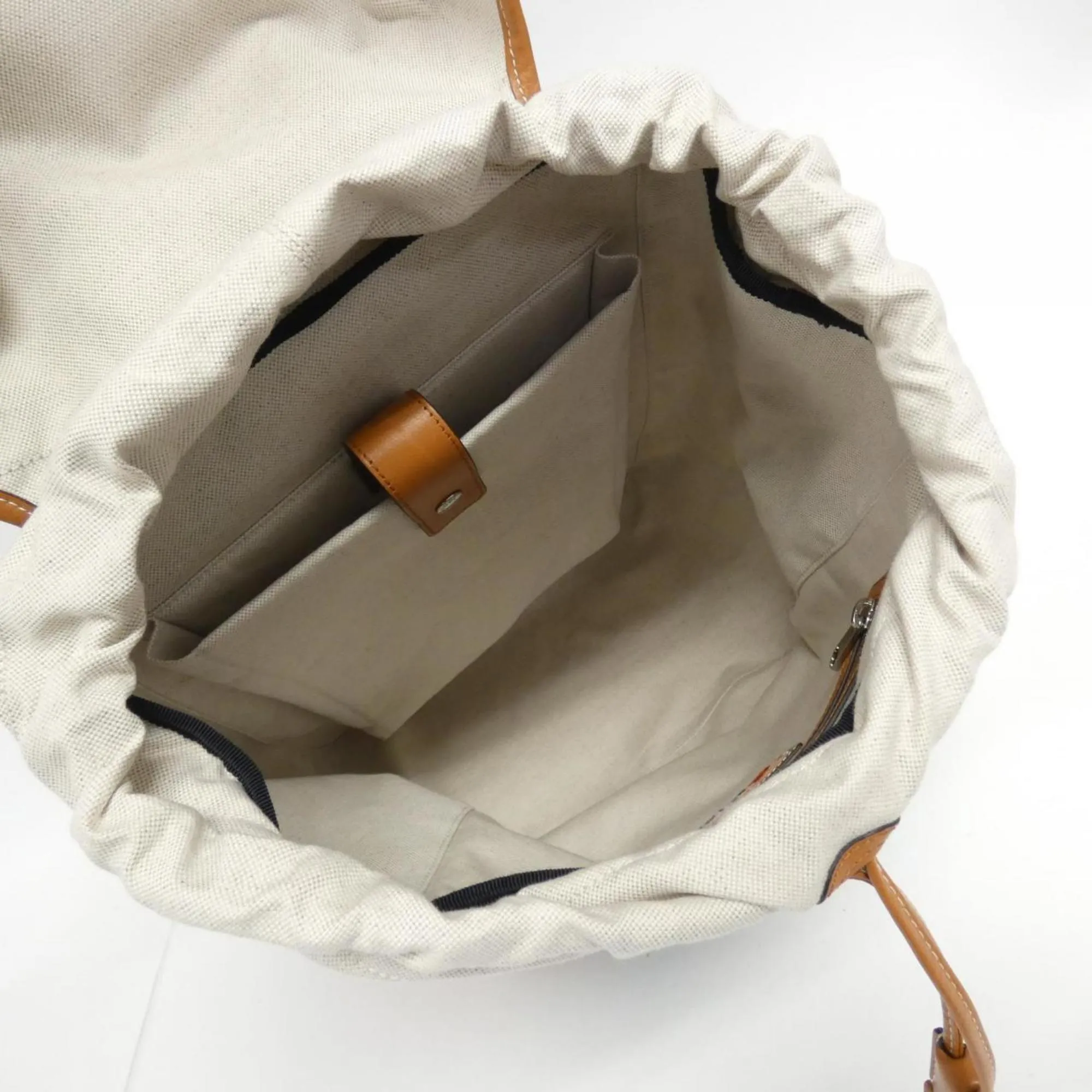 Interlocking Canvas Backpack with Dust Bag