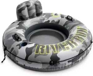 Intex Camo River Run 1 Inflatale Float for Water Use