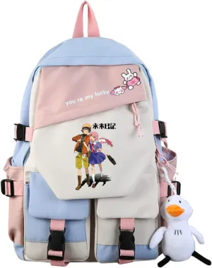 ISaikoy Anime Future Diary Backpack Bookbag Shoulder School Bag Daypack Laptop Bag 5