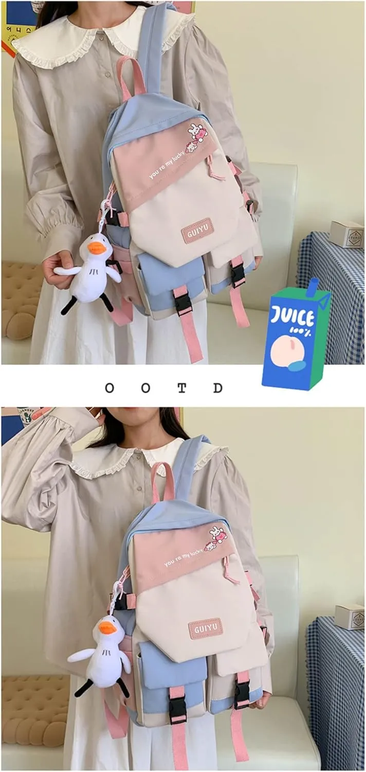 ISaikoy Anime Future Diary Backpack Bookbag Shoulder School Bag Daypack Laptop Bag 5