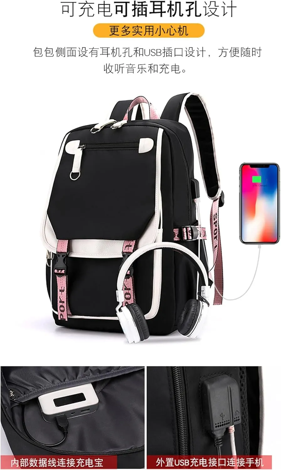 ISaikoy Anime Komi can't communicate Backpack Shoulder Bag Bookbag Student School Bag Daypack Satchel B1