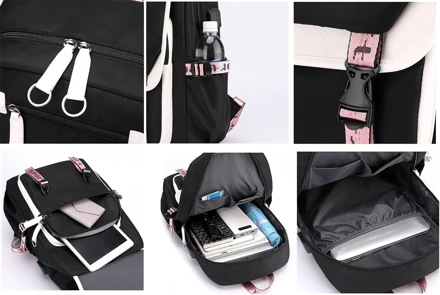 ISaikoy Anime Komi can't communicate Backpack Shoulder Bag Bookbag Student School Bag Daypack Satchel B1