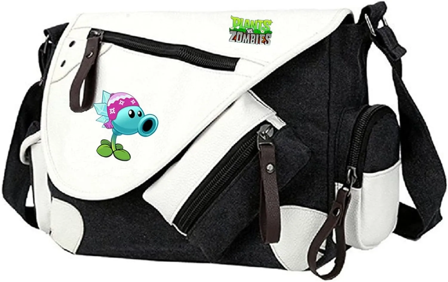 ISaikoy Anime Plants vs. Zombies Messenger Bag Satchel Crossbody Bag Handbag Shoulder Bag Style 10
