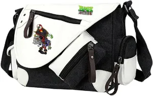 ISaikoy Anime Plants vs. Zombies Messenger Bag Satchel Crossbody Bag Handbag Shoulder Bag Style 1