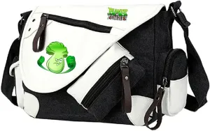 ISaikoy Anime Plants vs. Zombies Messenger Bag Satchel Crossbody Bag Handbag Shoulder Bag Style 2