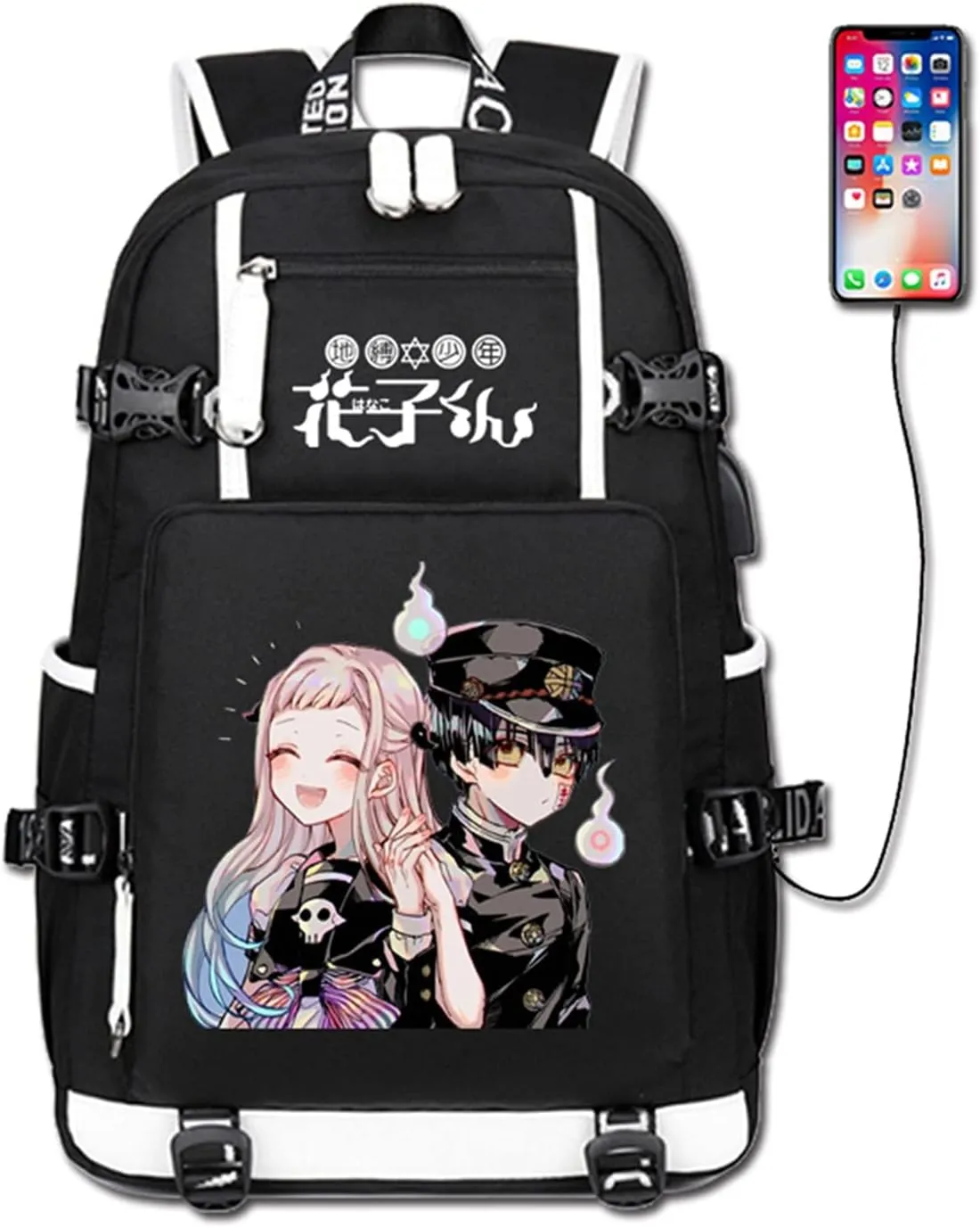 ISaikoy Anime Toilet Bound Hanako kun Backpack Satchel Bookbag Daypack School Bag Shoulder Bag