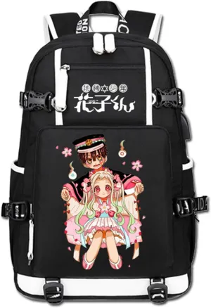 ISaikoy Anime Toilet Bound Hanako kun Backpack Satchel Bookbag Daypack School Bag Shoulder Bag