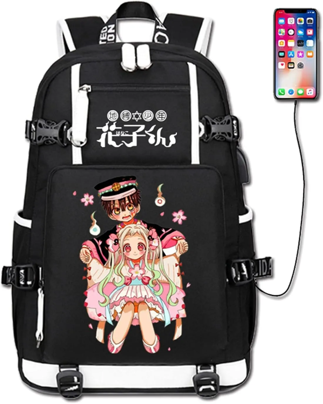 ISaikoy Anime Toilet Bound Hanako kun Backpack Satchel Bookbag Daypack School Bag Shoulder Bag