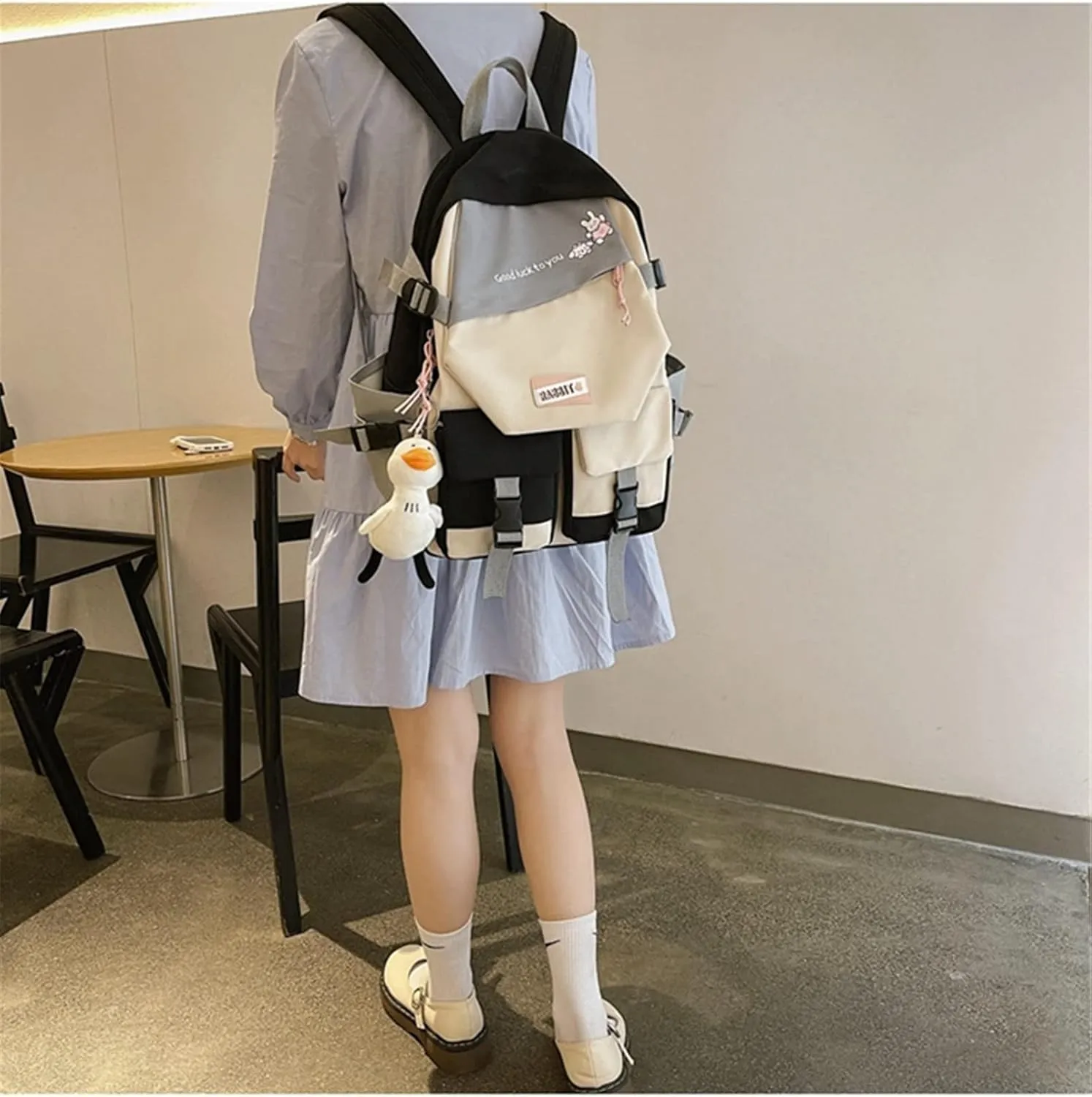 ISaikoy Anime Toilet-bound Hanako-kun Backpack Students Bookbag Shoulder School Bag Daypack Laptop Bag 13
