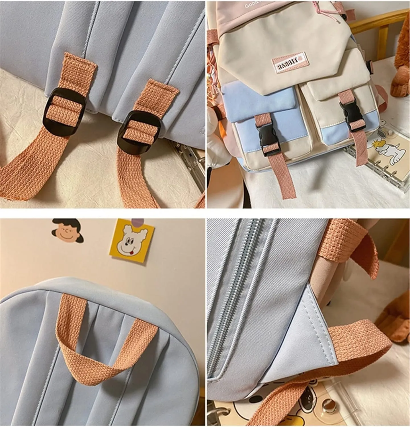 ISaikoy Anime Toilet-bound Hanako-kun Backpack Students Bookbag Shoulder School Bag Daypack Laptop Bag 13