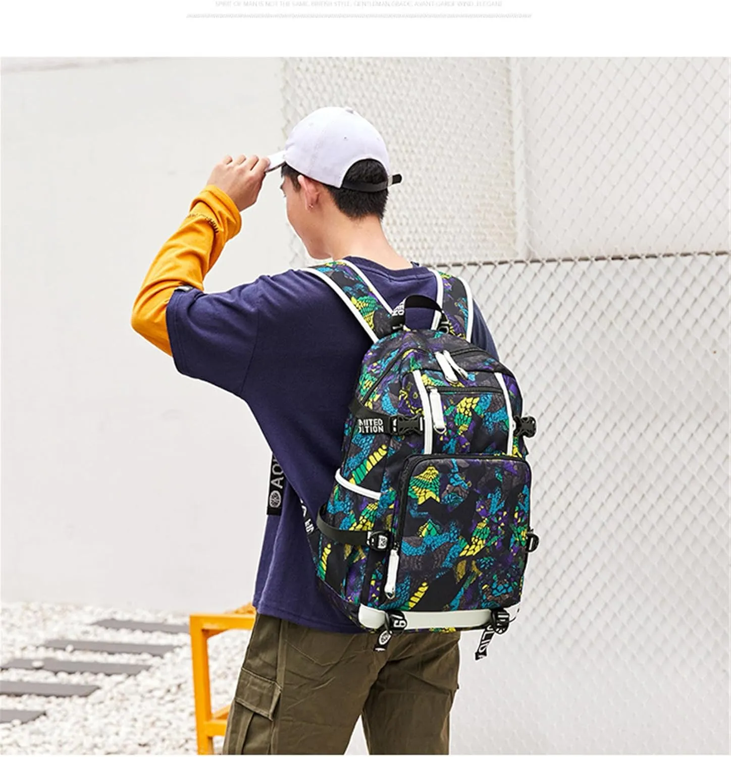 ISaikoy Game Plants vs. Zombies Backpack Shoulder Bag Bookbag School Bag Daypack Satchel Laptop Bag Color Blue21