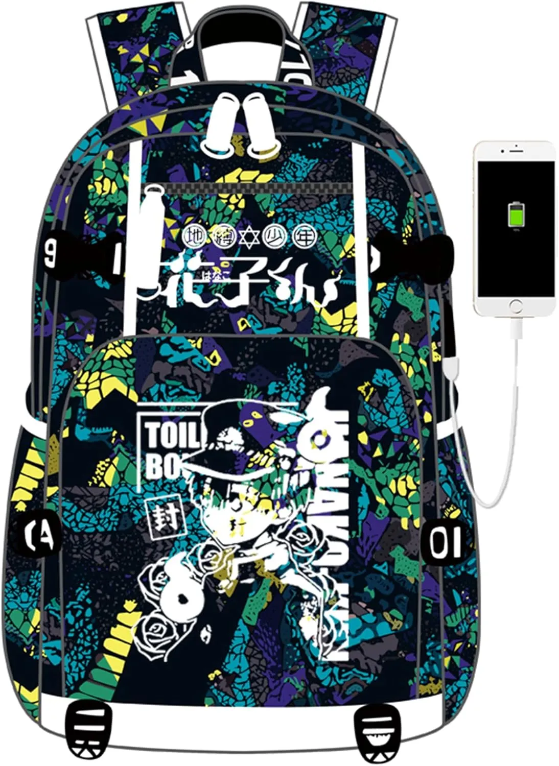 ISaikoy Toilet Bound Hanako kun Backpack Bookbag Daypack School Bag Shoulder Bag Style1