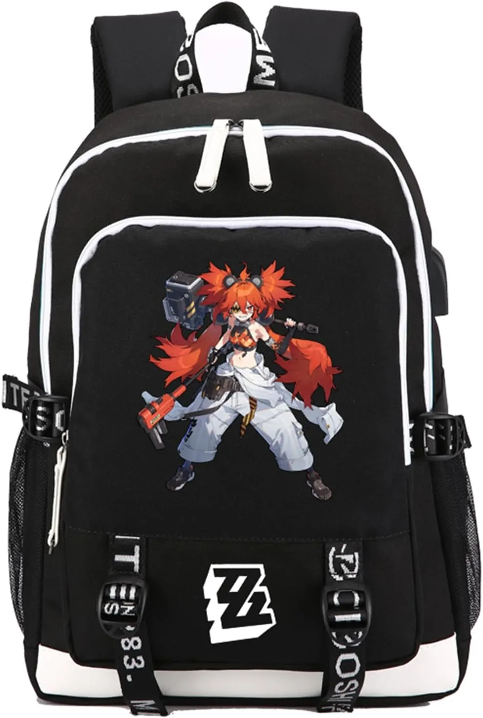 ISaikoy Zenless Zone Zero Backpack Daypack Bookbag Laptop Bag School Bag with USB Port 11