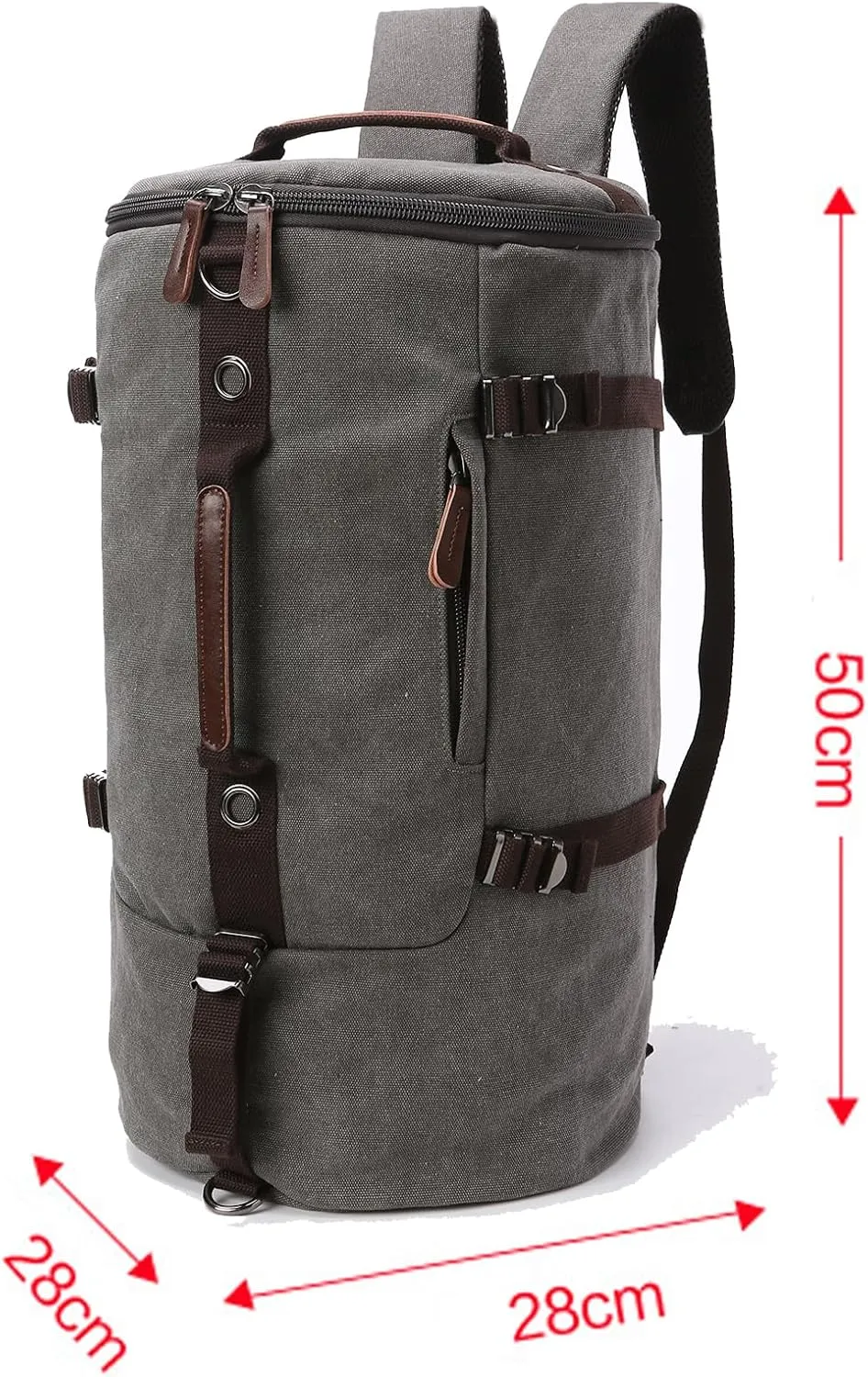 IT'SCARL Ladies and gentlemen's travel backpacks, carry on, flight approved, personal belongings travel bags, nurse bags, leisure backpacks, suitable for college weekend business trips (grey)